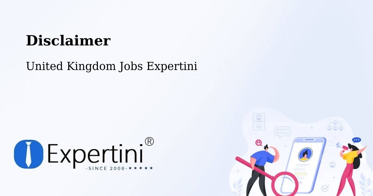 Disclaimer – Trafford - United Kingdom Jobs Expertini